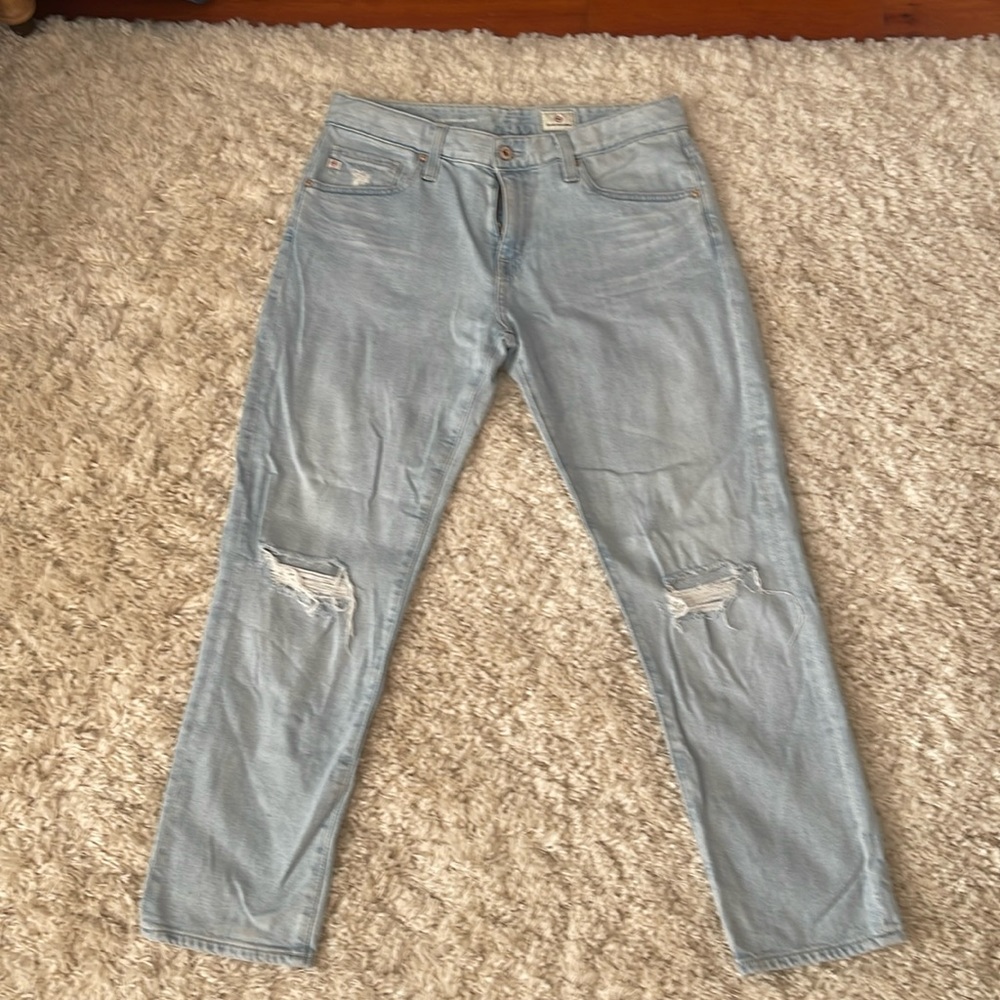 AG Denim Ex Boyfriend Slouchy Slim-light wash- size 28